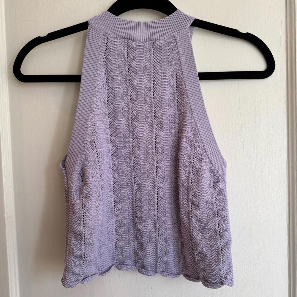 Aritzia Wilfred Knit Halter Scalloped Hem - Picture 6 of 6